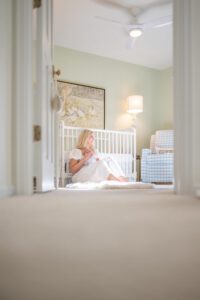 mom showing her beautiful hair in parker colorado