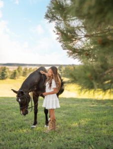 girl and her beautiful horse