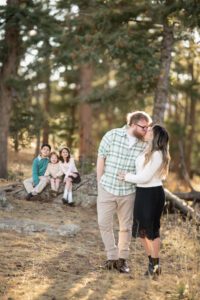 family enjoying their time at a park