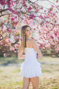 girl at McCabe meadows park