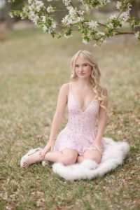 photo locations in parker and a beautiful senior