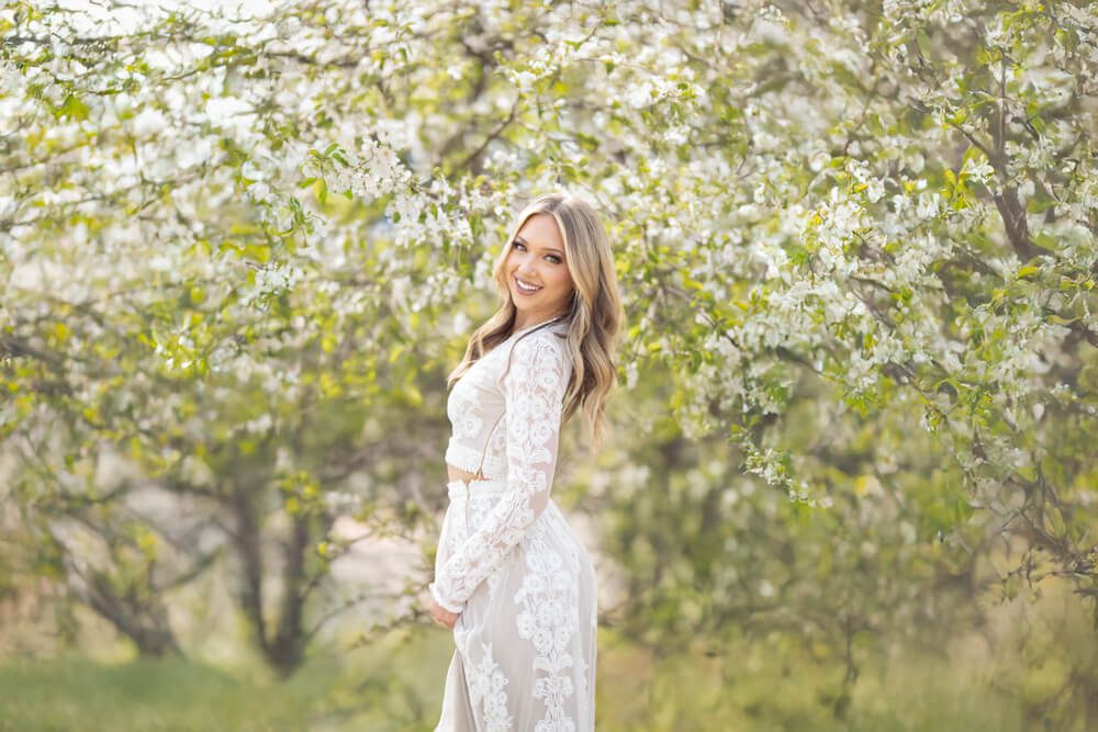 girl at one of my favorite photo locations in Parker